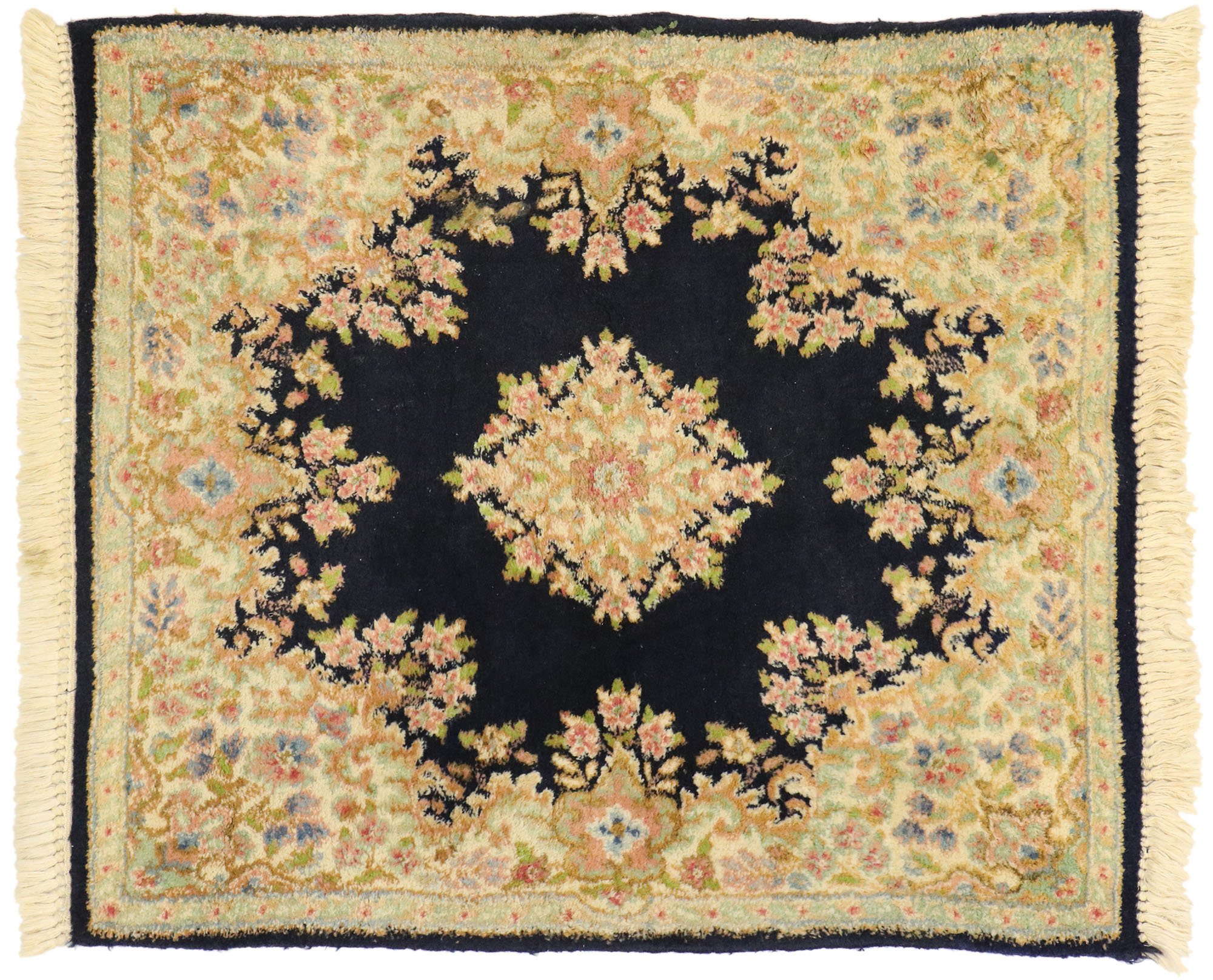 Antique Persian Kerman Rug, 3'01 x 3'06~P77623083
