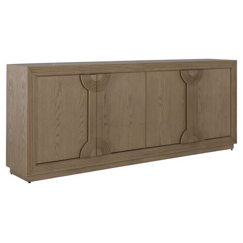 Areo 4-Door Sideboard, Brown