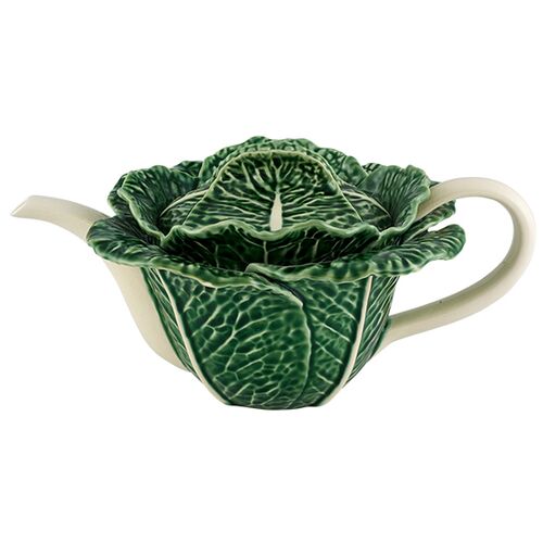 Cabbage Teapot, Green
