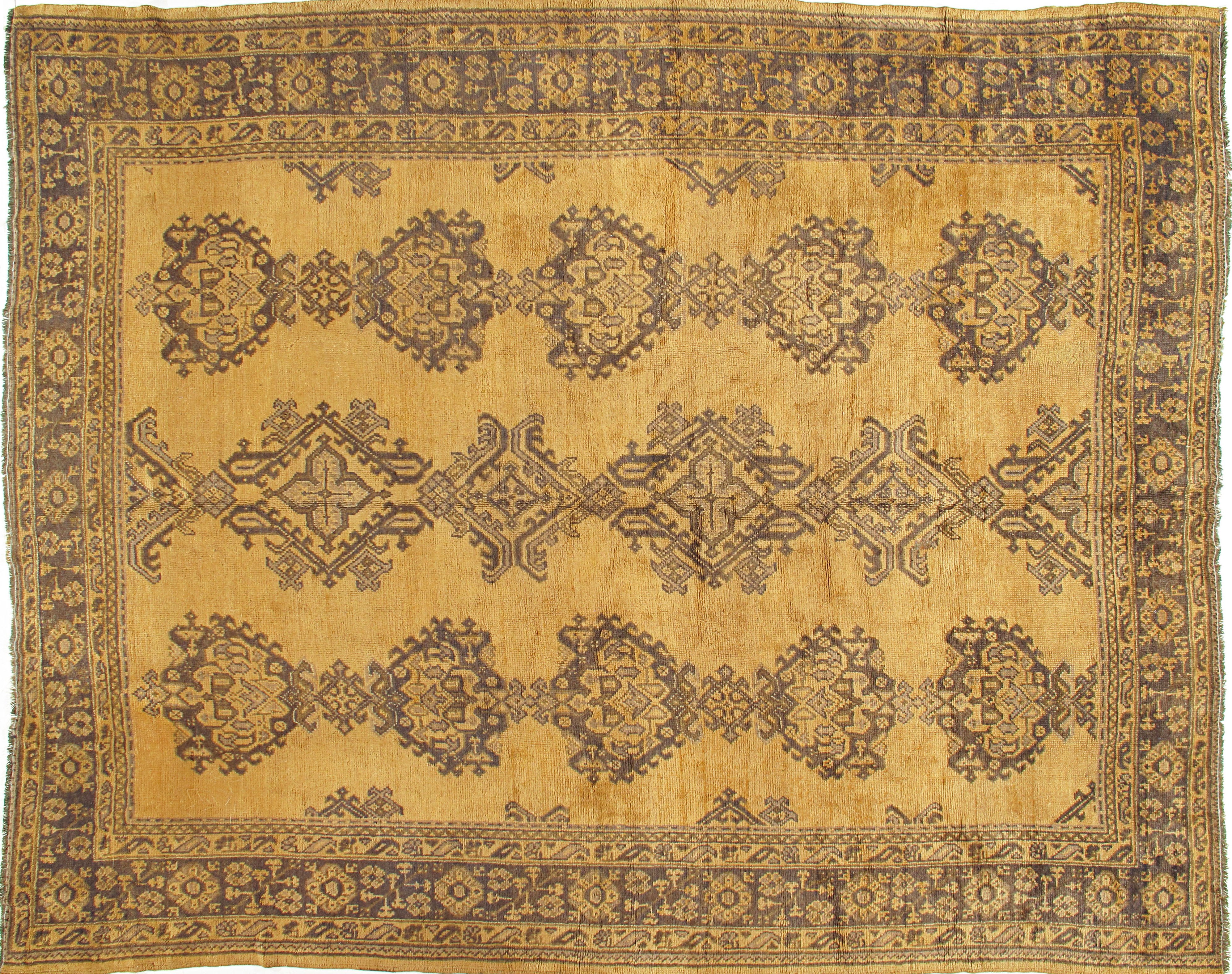 Turkish Oushak Rug Carpet, 9'4 X 11'~P77613353