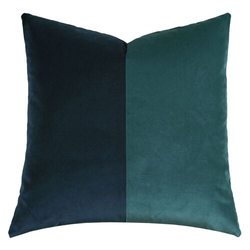 Nova Colorblock Velvet Pillow