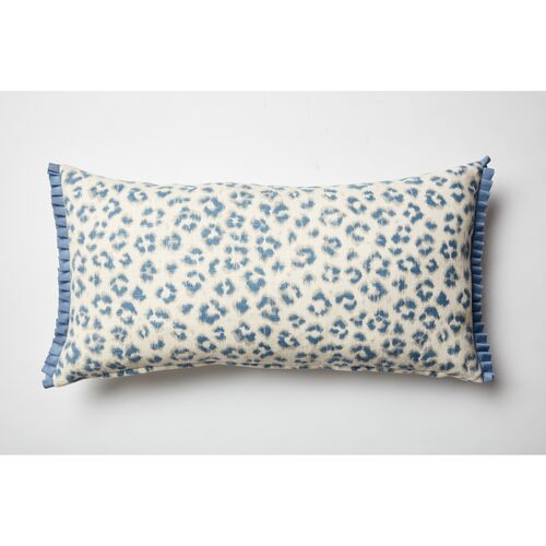 Carrie Leopard Boudoir Sham, Blue~P77531217