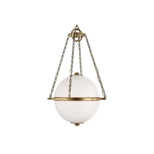 Modern Globe Lantern, Antique Brass~P77338436