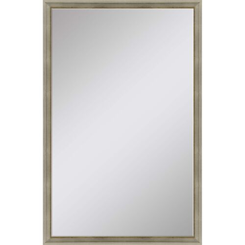 Shadow Box Beveled Mirror, Silver Leaf Shadow Box Beveled Mirror, Silver Leaf