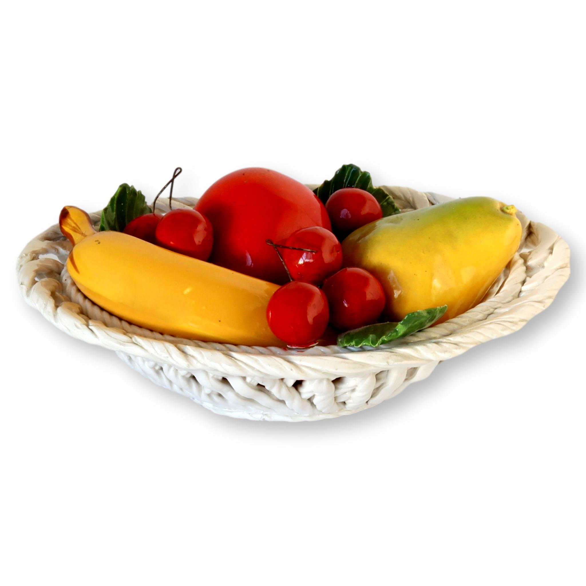 Midcentury Italian Trompe-l'œil Fruit~P77646624
