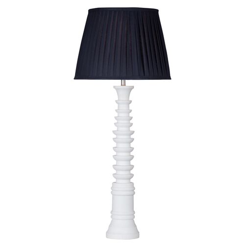 Allison Table Lamp, White