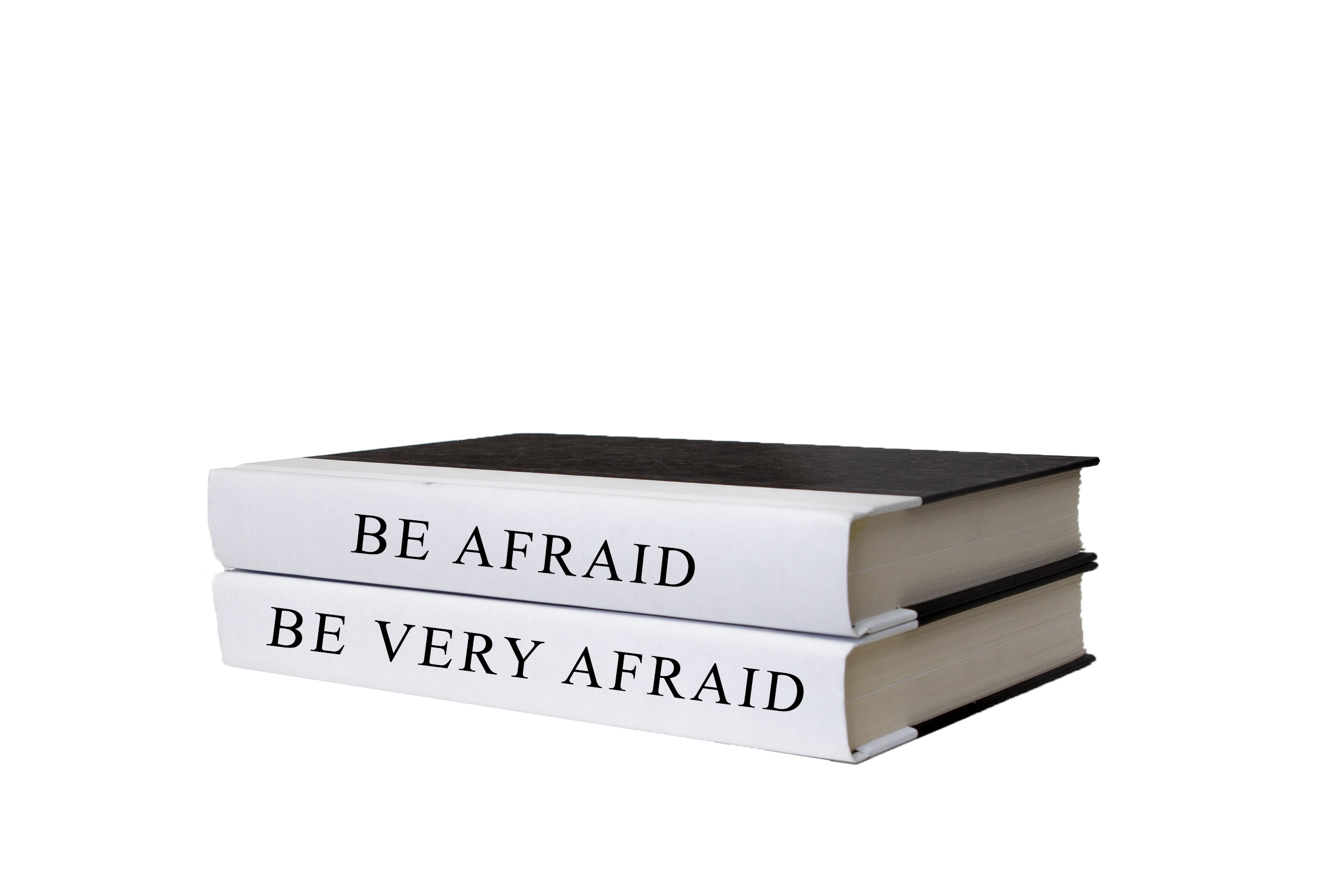 Be Afraid Quote Book Stack~P77704916