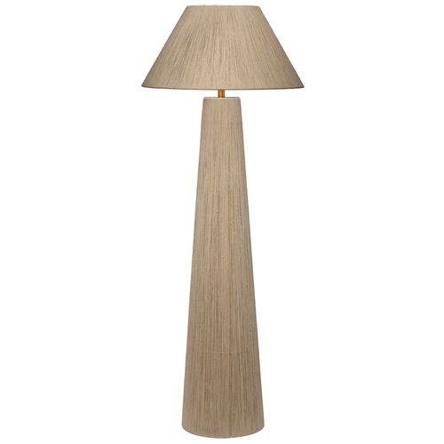 Tension Jute Floor Lamp, Cream