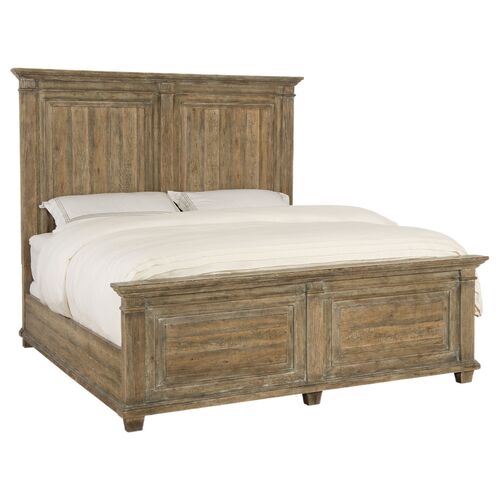 Boheme Laurier California King Panel Bed, Brown