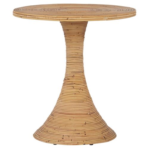 Macie Rattan Accent Table, Natural~P77634019