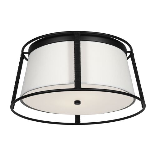 Cortes Medium Ceiling Flush Mount, Midnight Black Cortes Medium Ceiling Flush Mount, Midnight Black