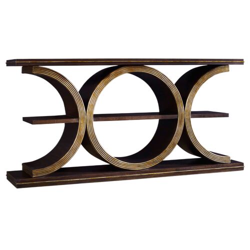 Melange Presidio Console Table, Gold