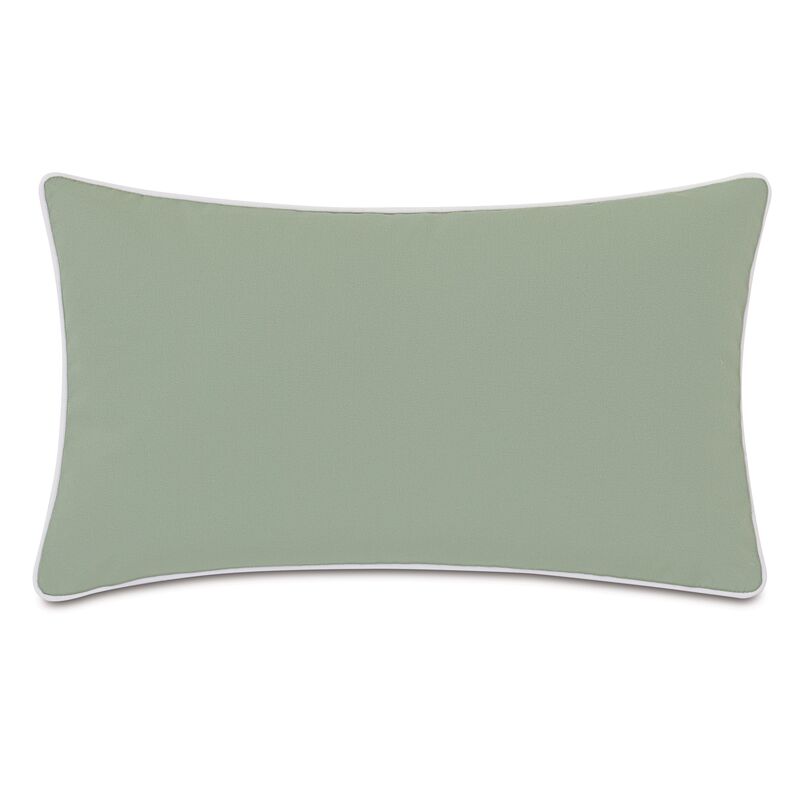 Riley 13x22 Lumbar Outdoor Pillow, Celadon