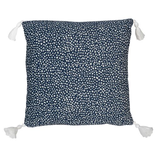 Nora Spot Outdoor Pillow, Blue/White~P77650049