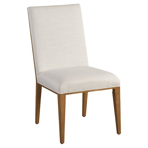 Laguna Mosaic Upholstered Side Chair, White~P111120146