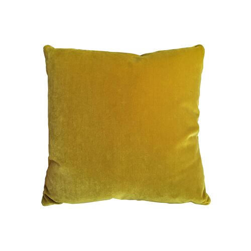 Champlain 20x20 Pillow, Citrine Velvet~P77301730
