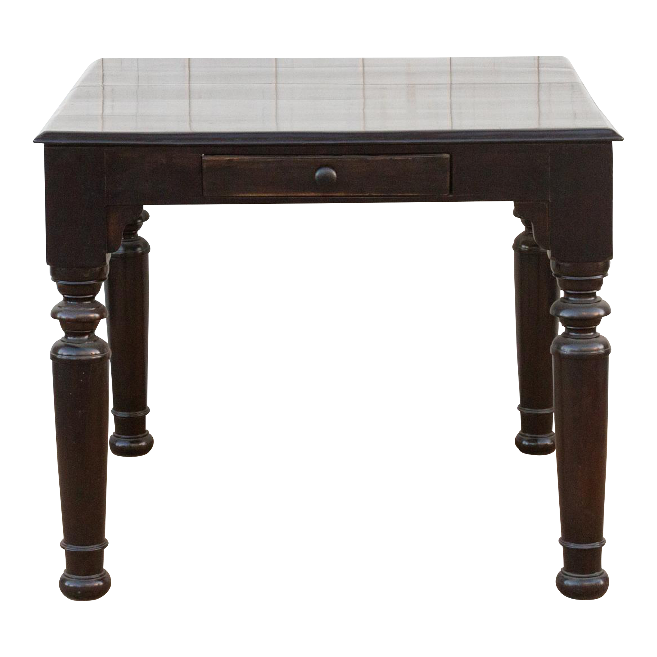 Vintage Ebonzied British Colonial Table~P77687327