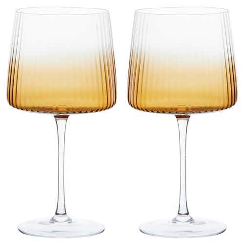 Empire Gin Glasses, Set of 2 Empire Gin Glasses, Set of 2