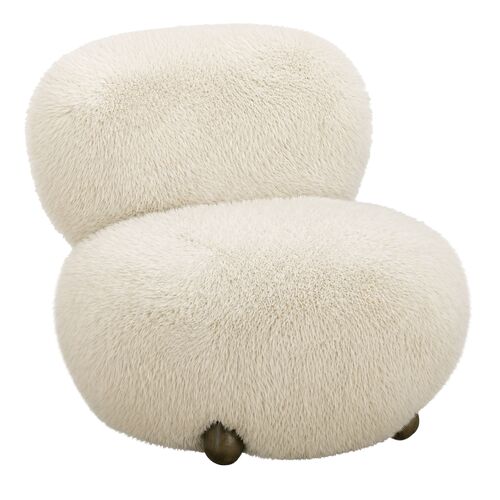Plumeau Faux Sherling Accent Chair Plumeau Faux Sherling Accent Chair