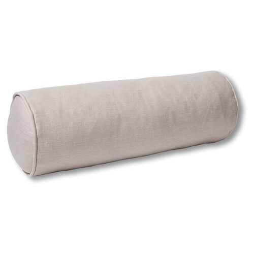 Anne Bolster Pillow, Quartz Linen~P77483469