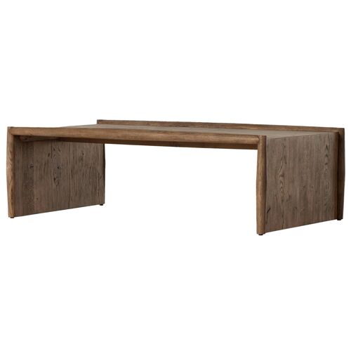 Otis Coffee Table, Weathered Oak