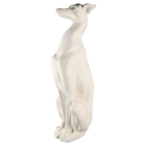 30" Whippet Dog, White~P77042990