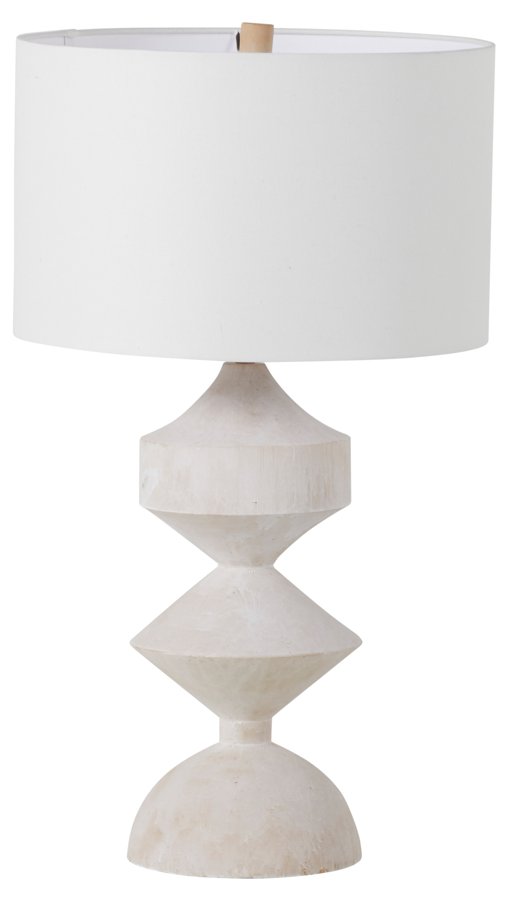 White plaster table lamp hotsell