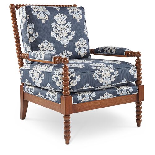 Bankwood Spindle Chair, Indigo~P77544099