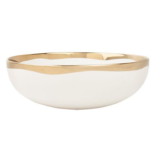 Dauville Serving Bowl, Gold