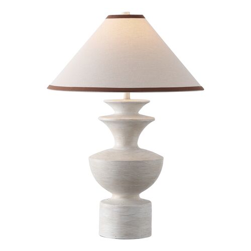 Greta 27" Table Lamp, Antique White Greta 27" Table Lamp, Antique White
