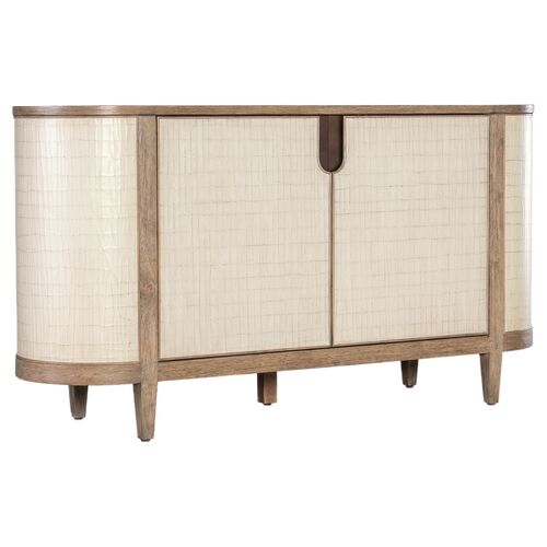 Melange Arbor Credenza, Natural/Cream