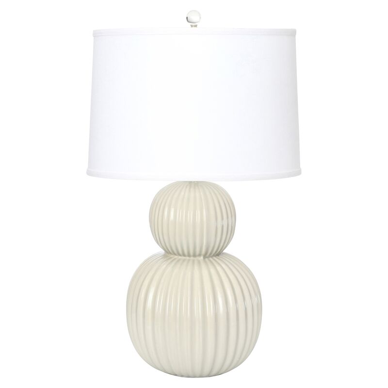 Holmby Table Lamp, Pale Gray