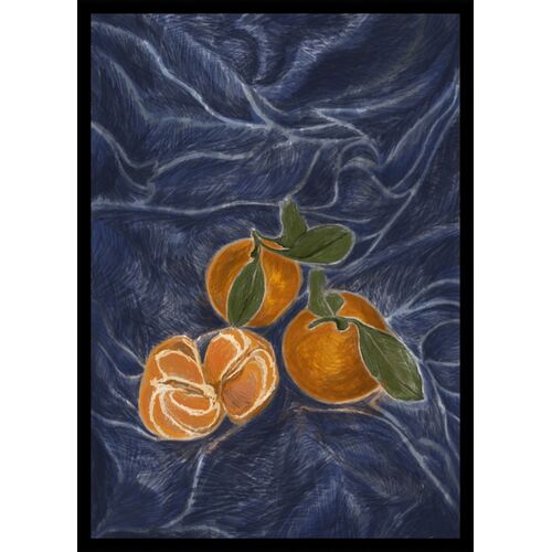 The Colors Orange & Blue Painting by Olive Perry The Colors Orange & Blue Painting by Olive Perry
