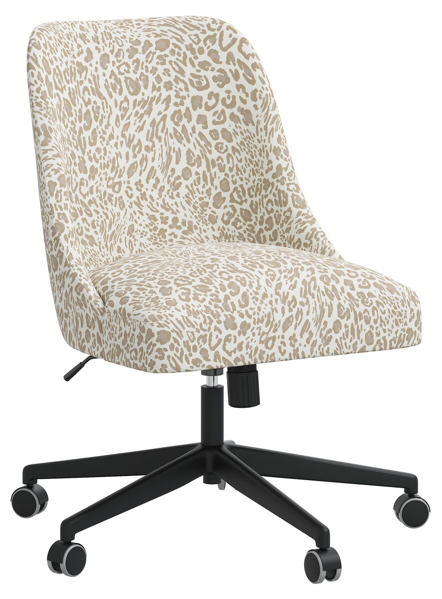 Leopard desk online chair