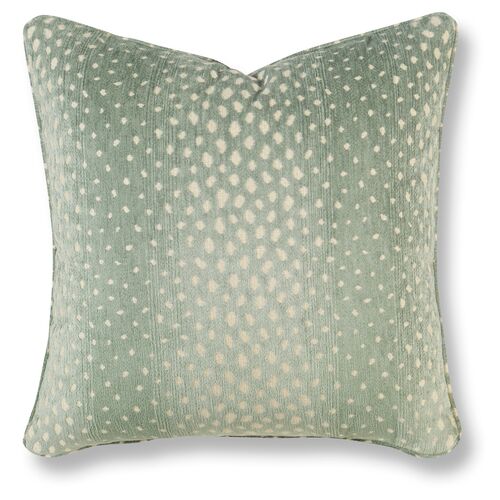 Gazelle 20x20 Pillow, Light Green/White Crypton~P77548302