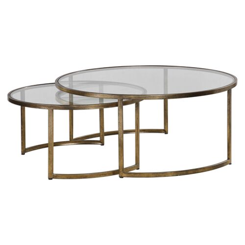 S/2 Benedicta Nesting Coffee Tables