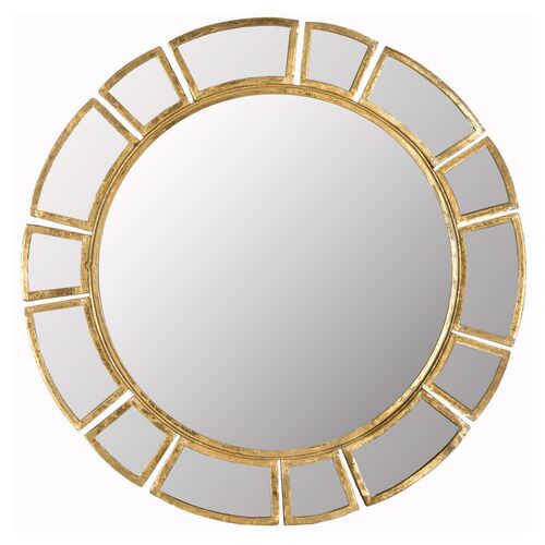 Imogen Sunburst Wall Mirror, Gold~P60839107