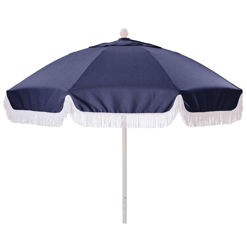 Elle Round Patio Umbrella, Navy