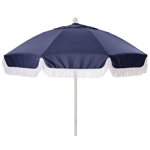 Elle Round Patio Umbrella, Navy~P77524356