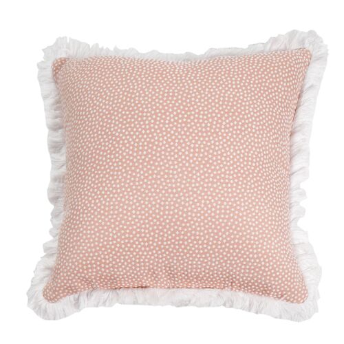 Frances Outdoor Pillow, Blush Dots~P77610061