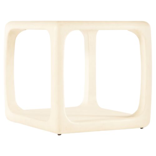 Westwood Open End Table, Alabaster White