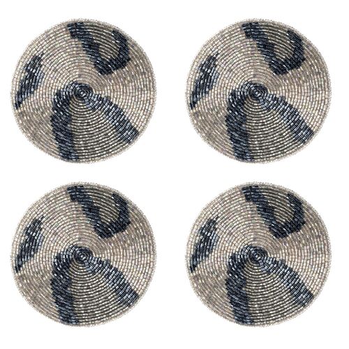Animal Print Coasters, Bronze