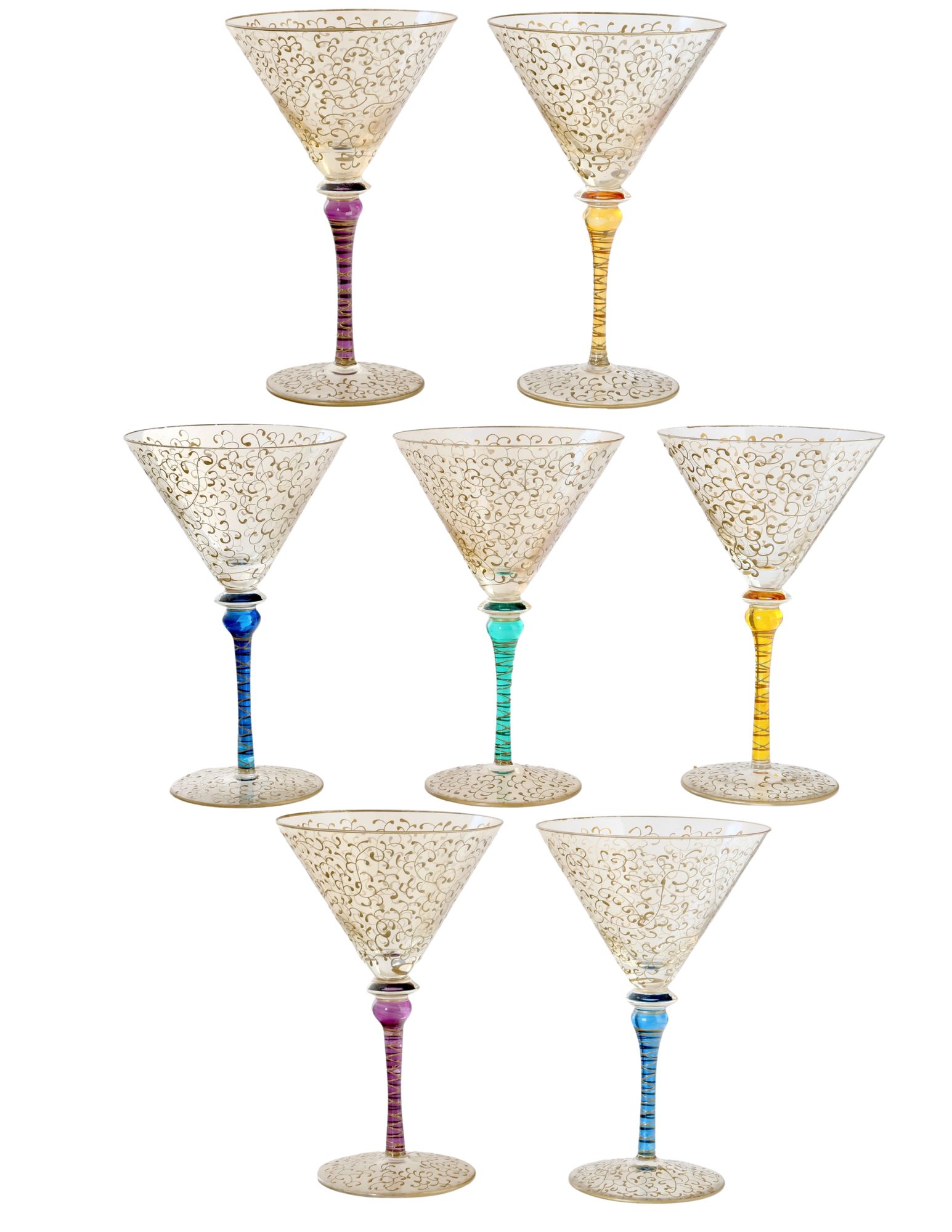 Whimsical Martini Glasses, s/7~P77719053