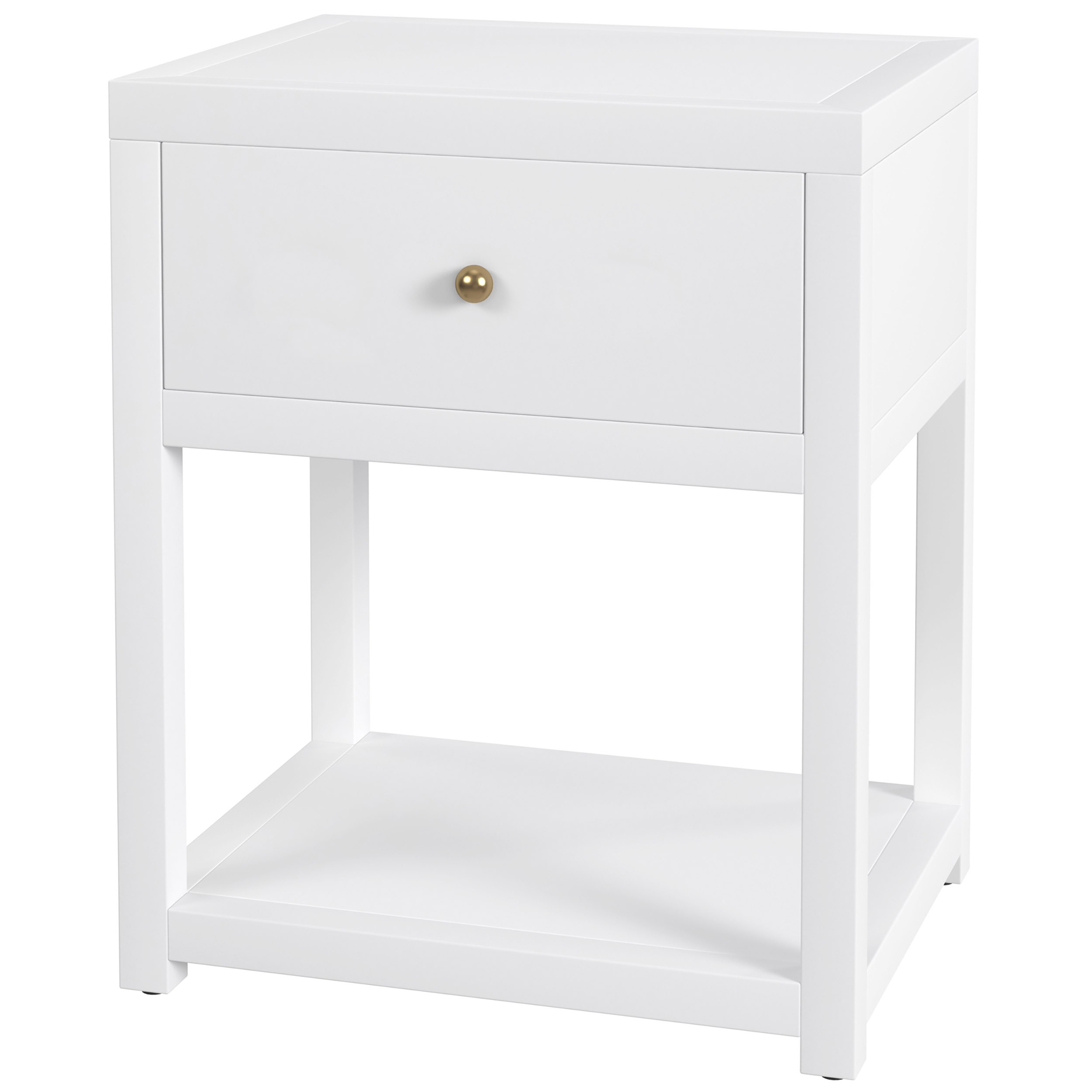 Charlie 1-Drawer Small Nightstand