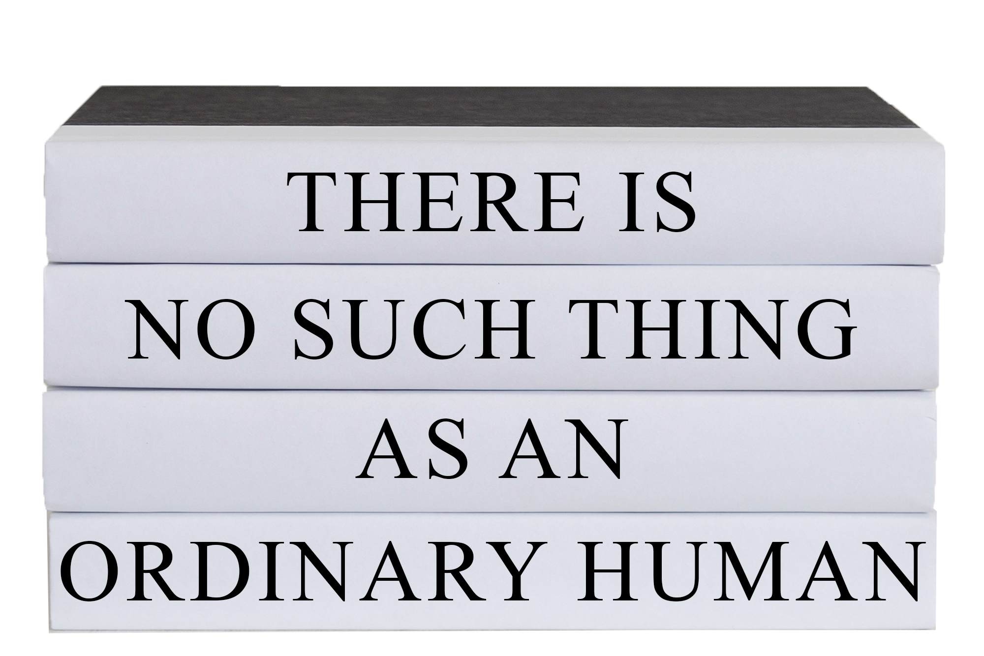Ordinary Human Quote Book Stack, S/4~P77635383
