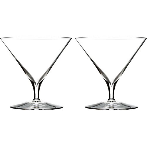 S/2 Elegance Martini Glass, Clear~P42456643