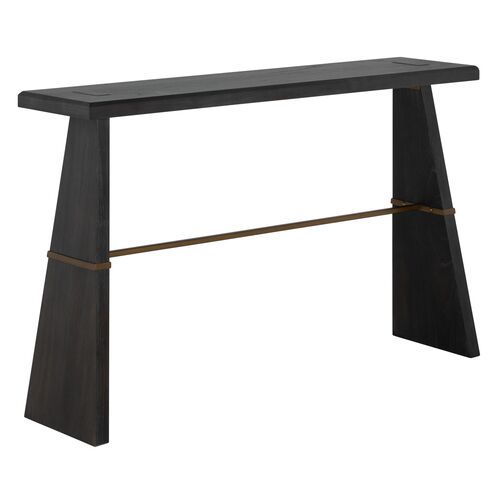 Havana Mahogany Console, Dark Brown