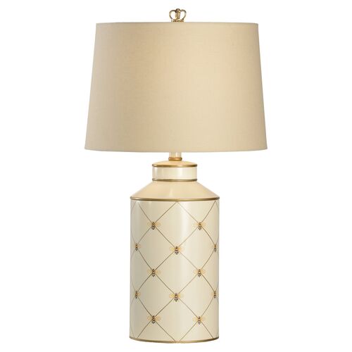 Queen Bee Lamp, White/Gold~P77190031