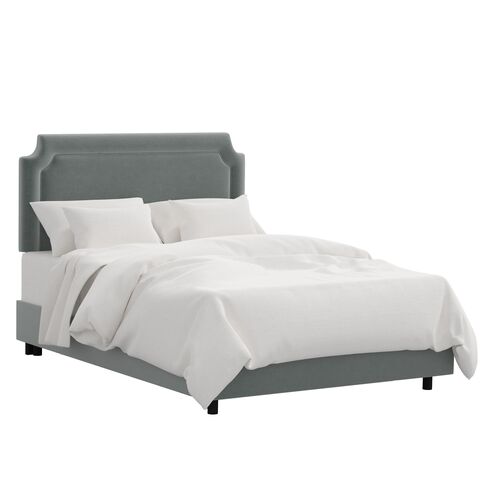 Morgan Bed, Performance Velvet Morgan Bed, Performance Velvet
