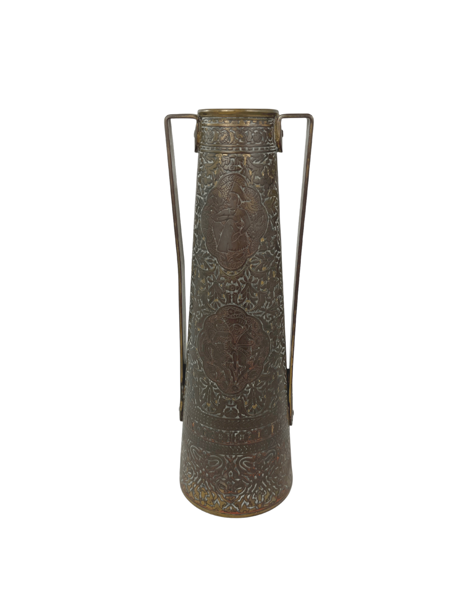 Art Deco English Brass Vase~P77646250